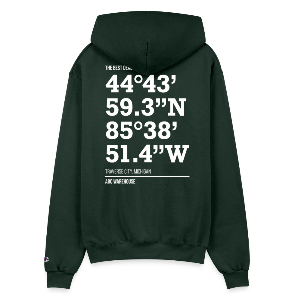Champion Unisex Powerblend Hoodie - Dark Green