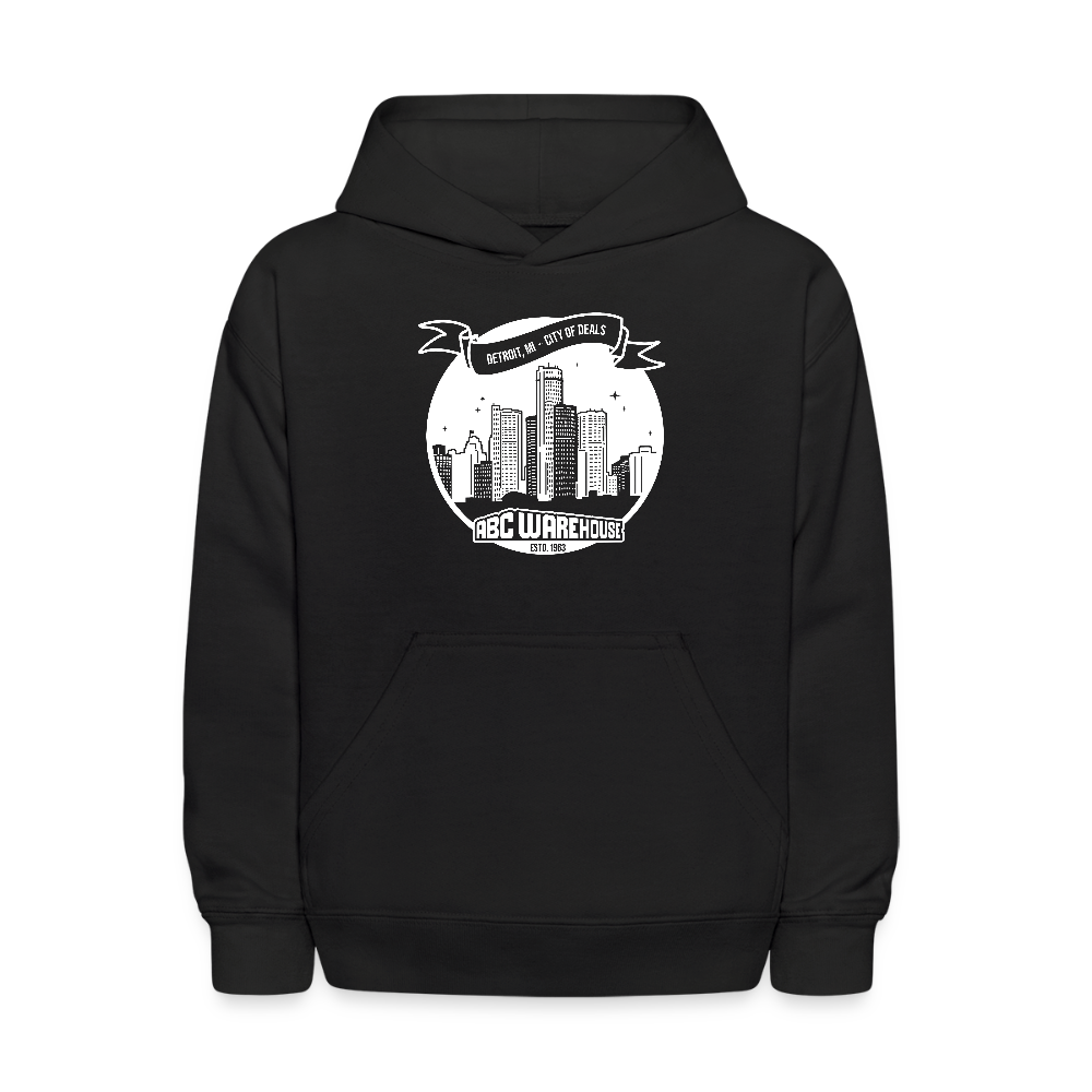 Kids' Hoodie - City of Deals - black