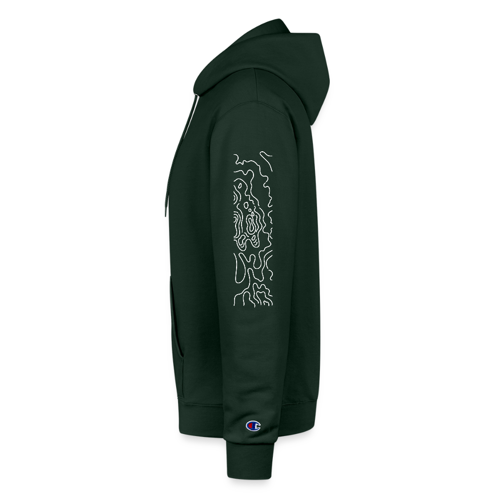 Champion Unisex Powerblend Hoodie - Dark Green