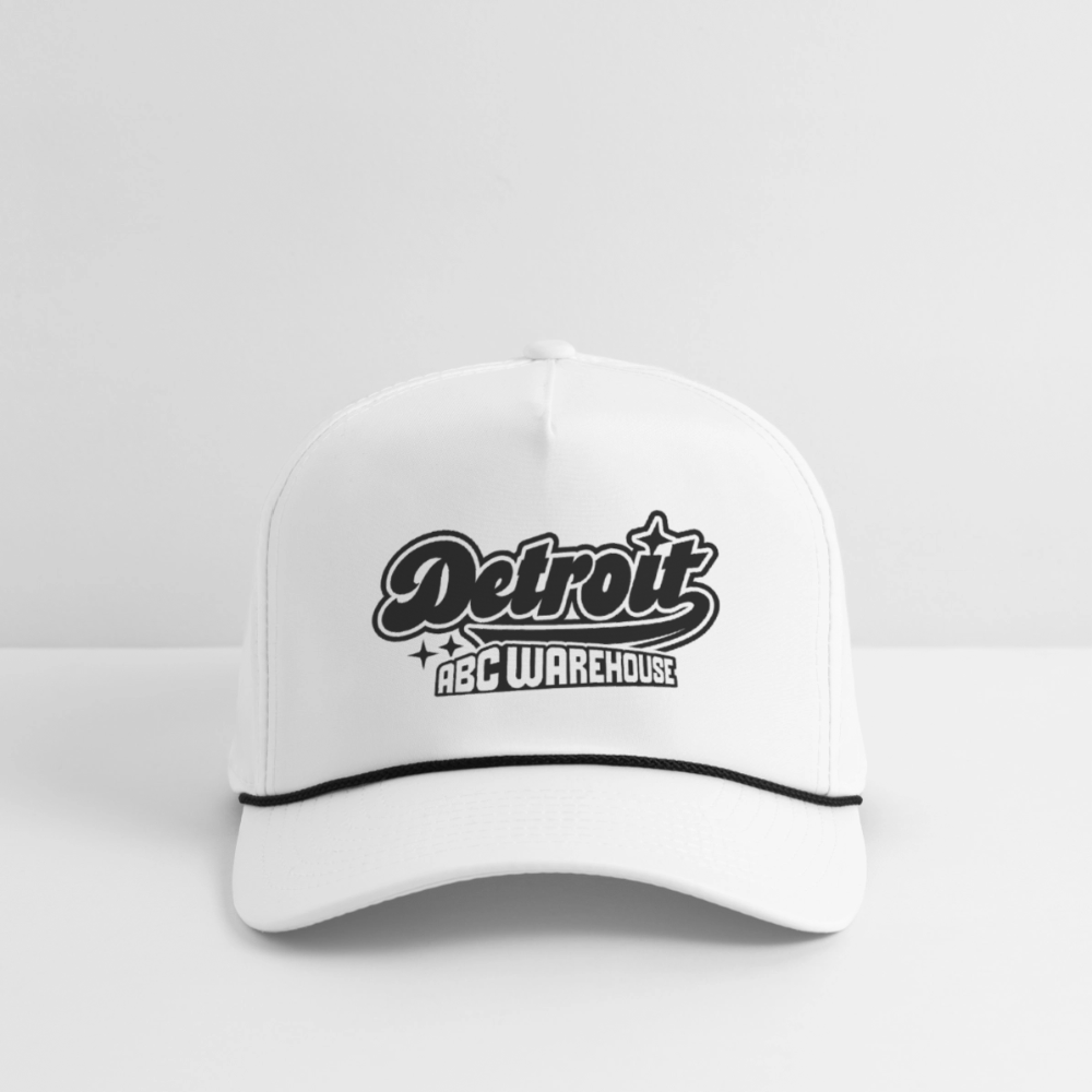 Detroit Rope Cap - white/black