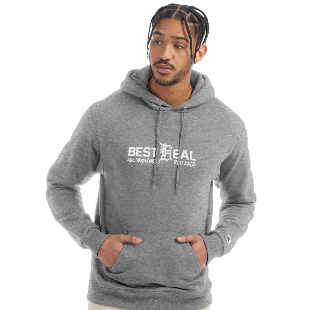 Champion Powerblend Hoodie - Best Deal - heather gray