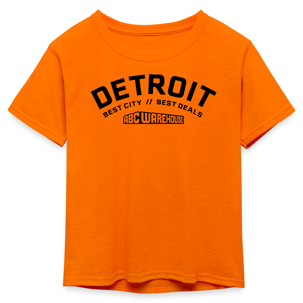 Kid's 50/50 Neon T-Shirt - neon orange
