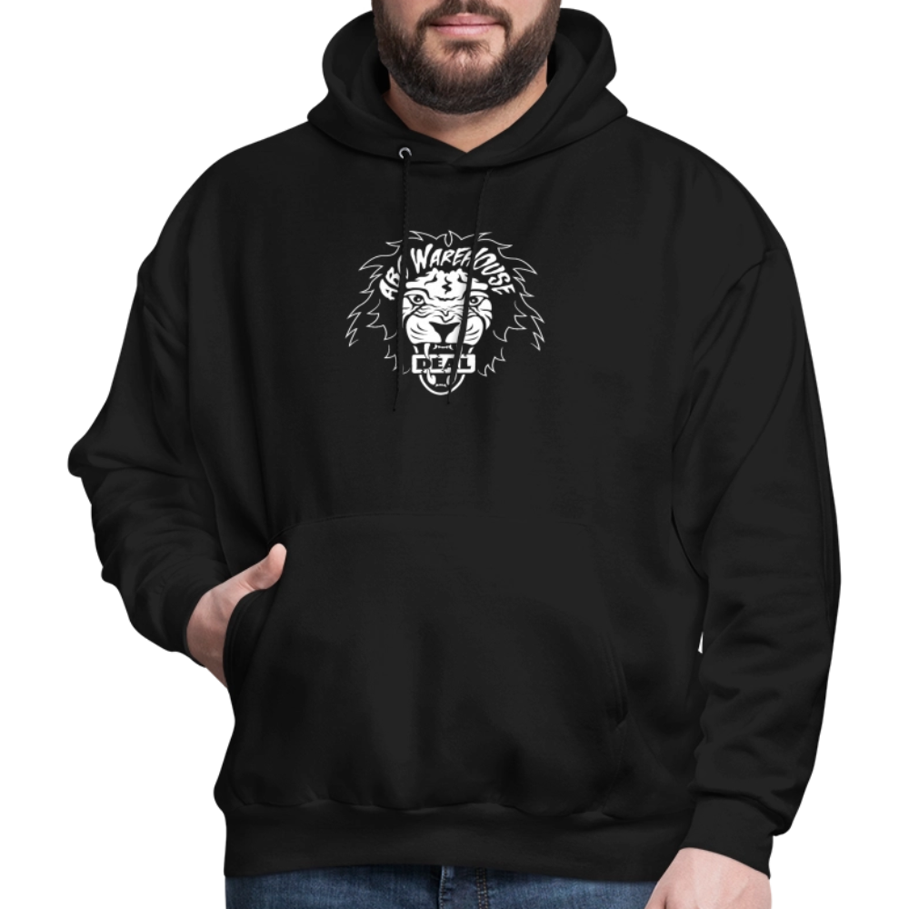 ABC Warehouse Men's Hoodie Lions Head - Deal - black
