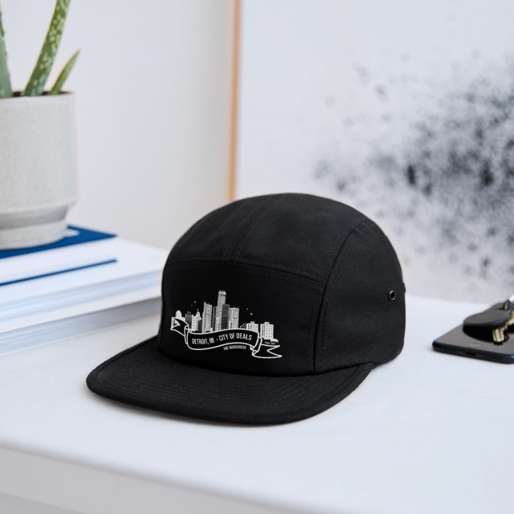 Jockey Camper Cap - City of Deals - black