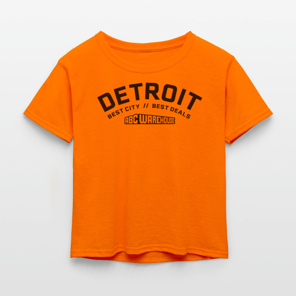 Kid's 50/50 Neon T-Shirt - neon orange