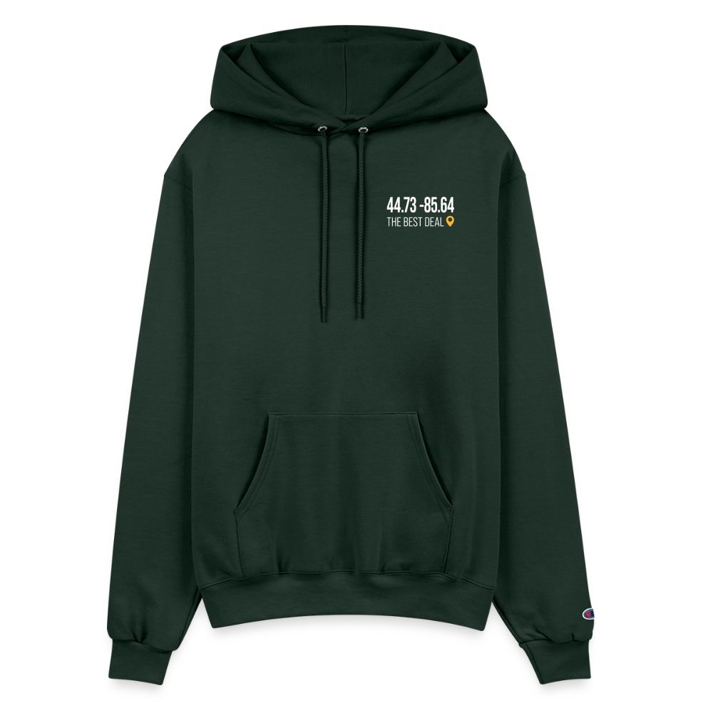 Champion Unisex Powerblend Hoodie - Dark Green
