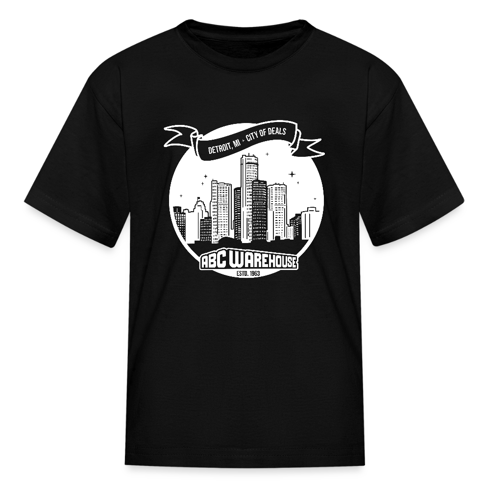 Kids' T-Shirt - City of Deals - black