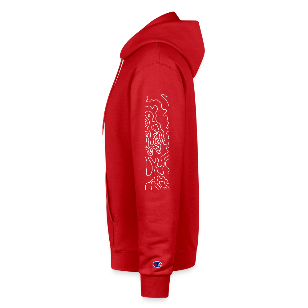Champion Unisex Powerblend Hoodie - Scarlet