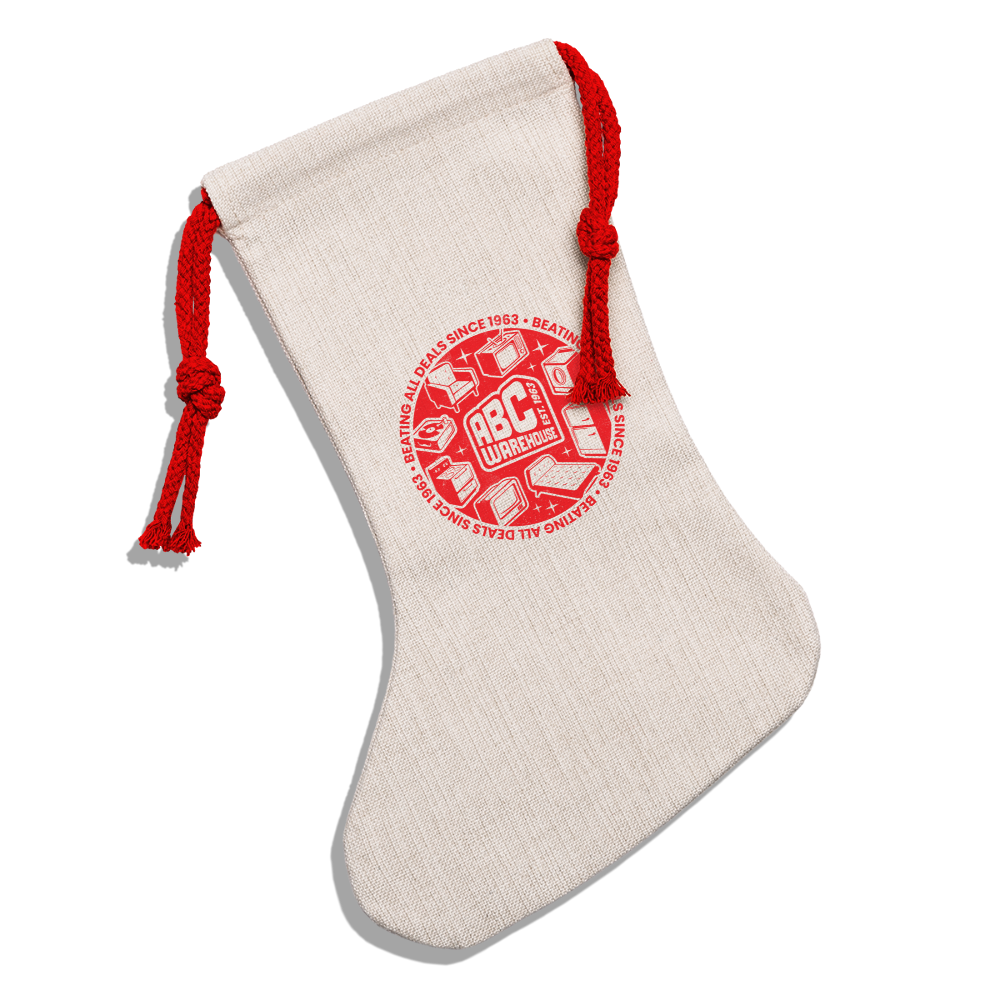 Natural Holiday Stocking - natural
