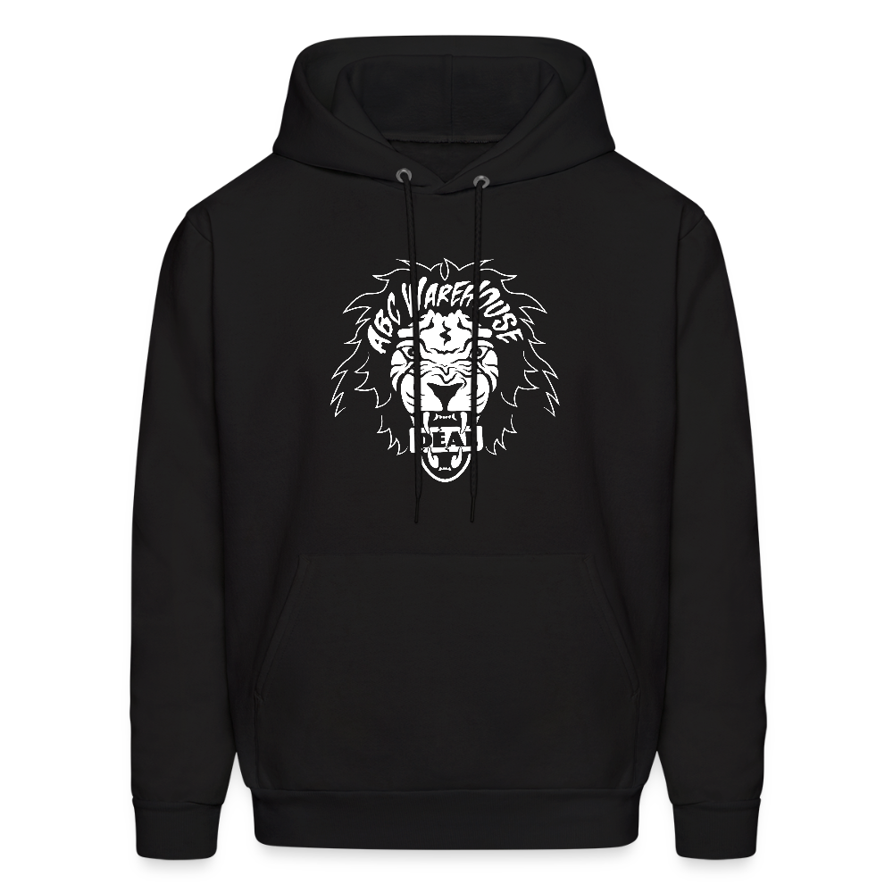 ABC Warehouse Men's Hoodie Lions Head - Deal - black