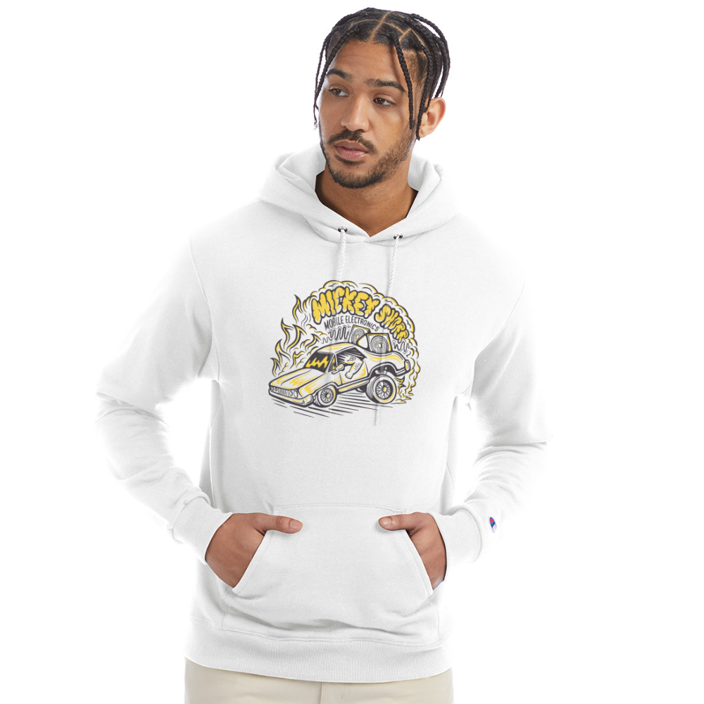 Champion Unisex Powerblend Hoodie - white