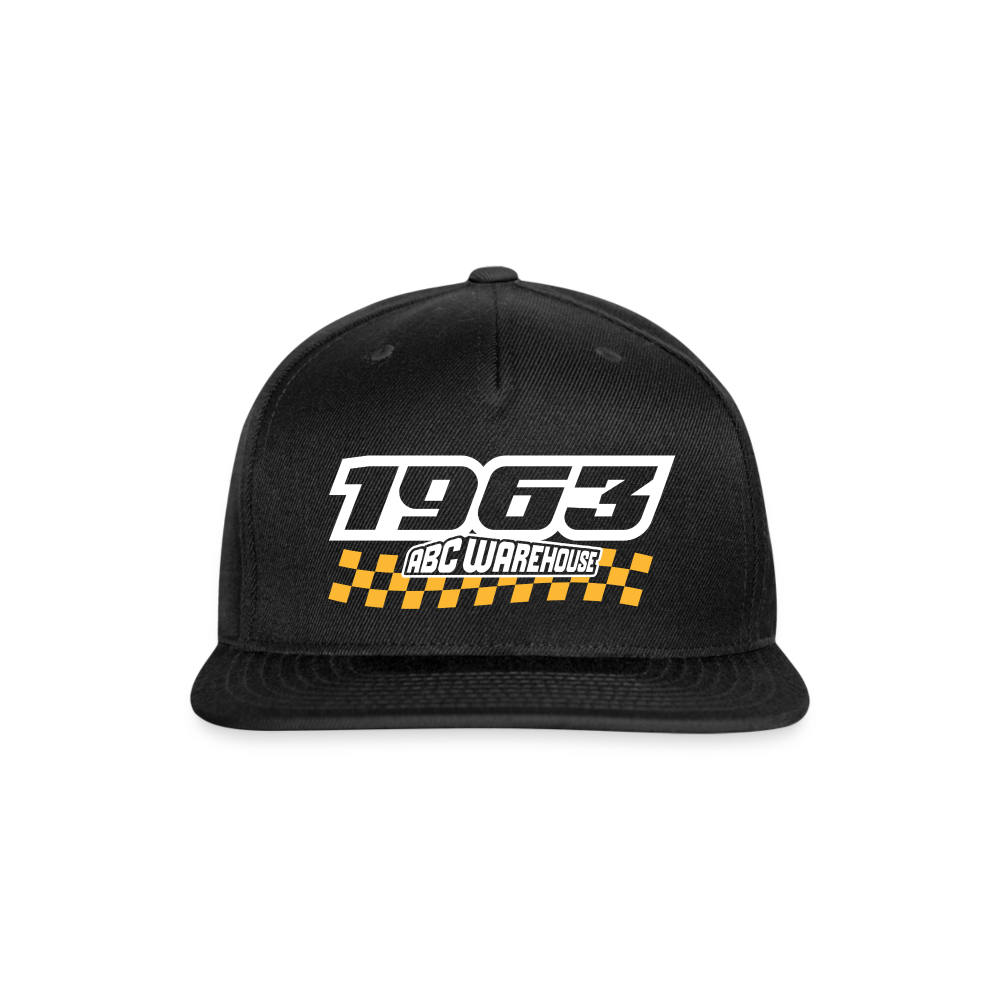 Snapback Baseball Cap - black