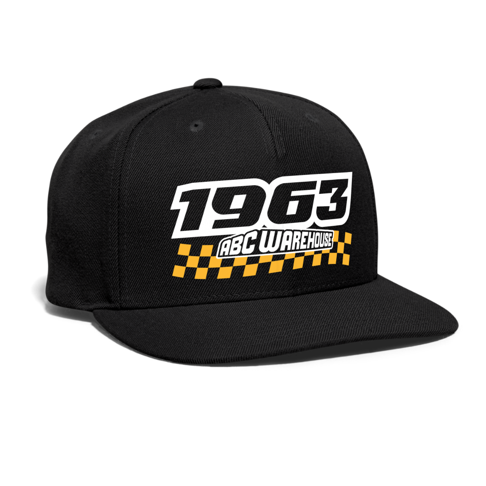 Snapback Baseball Cap - black