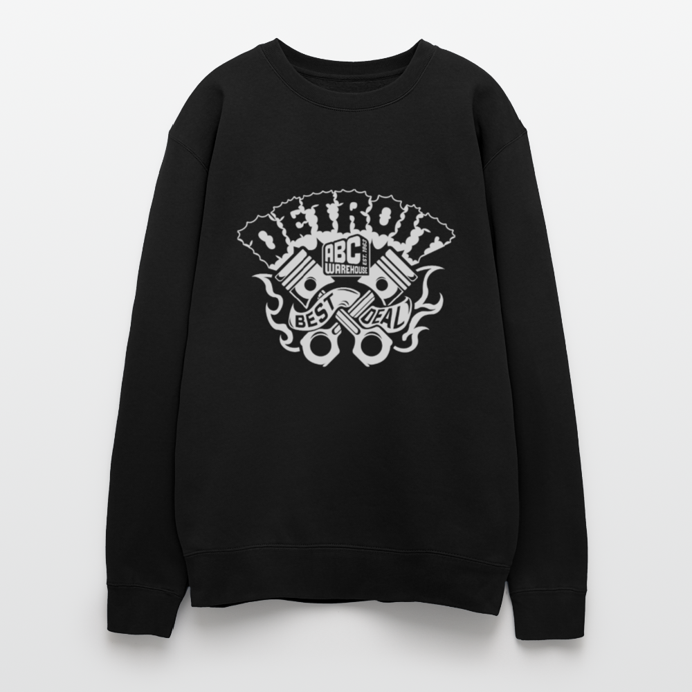 Oversized Crewneck Sweatshirt - Motor City Best Deal - black