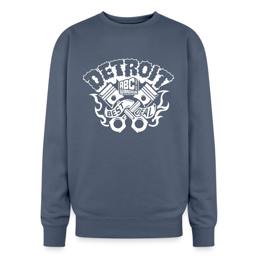 Oversized Crewneck Sweatshirt - Motor City Best Deal - stone blue
