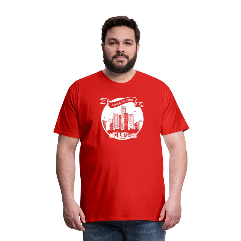 Men's Premium T-Shirt - City of Deals - red