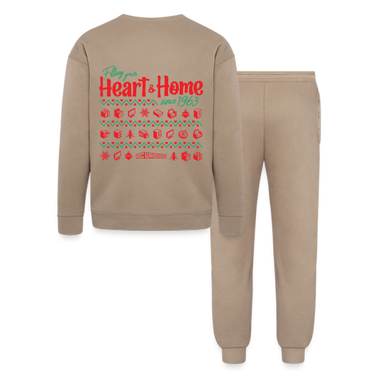 Bella + Canvas Unisex Lounge Wear Set - tan