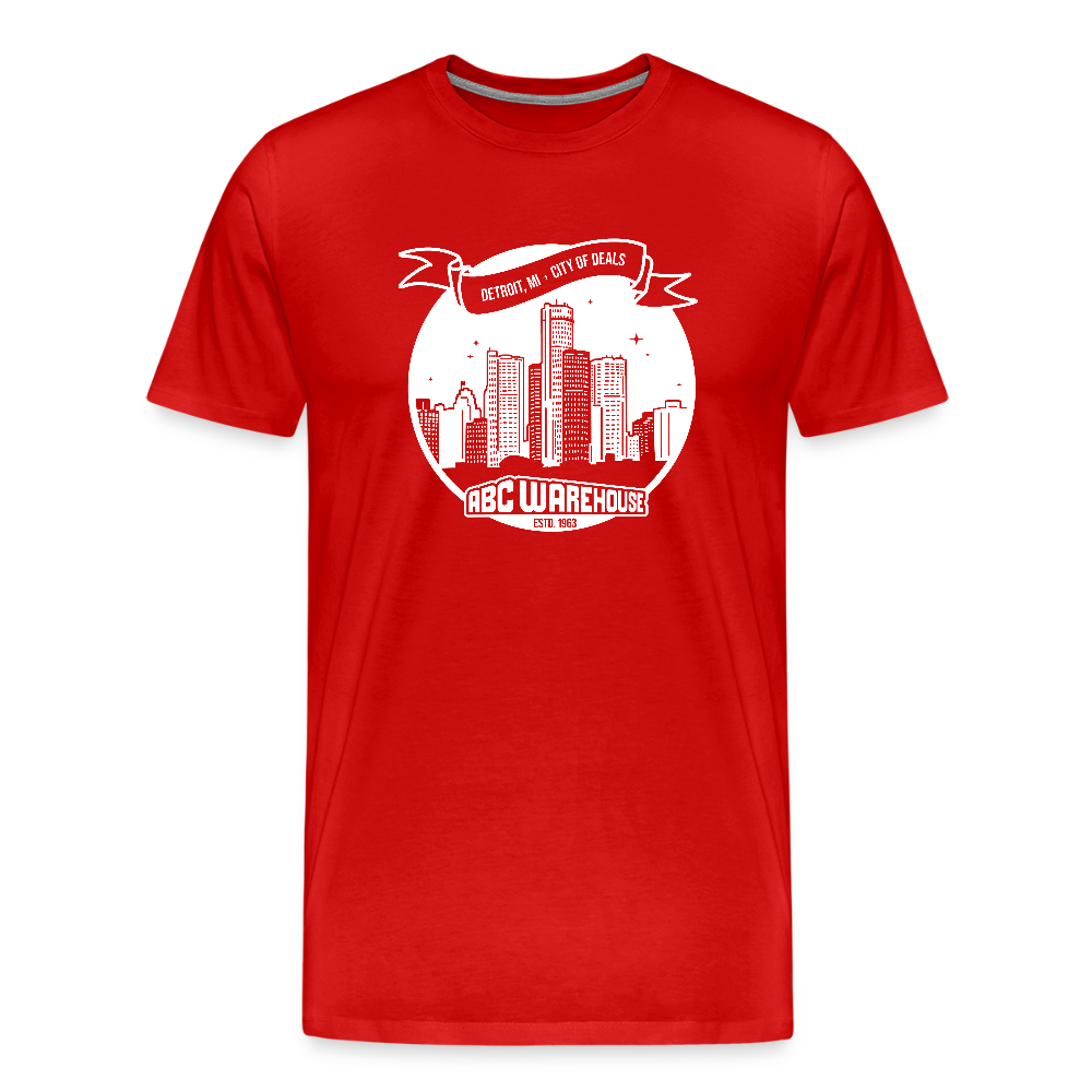 Men's Premium T-Shirt - City of Deals - red