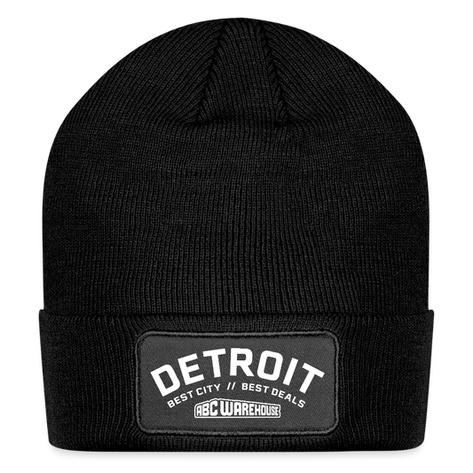 Patch Beanie - black