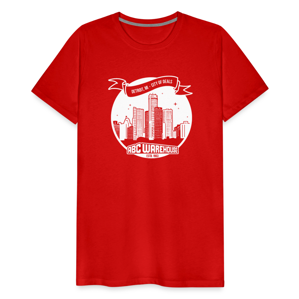 Men's Premium T-Shirt - City of Deals - red