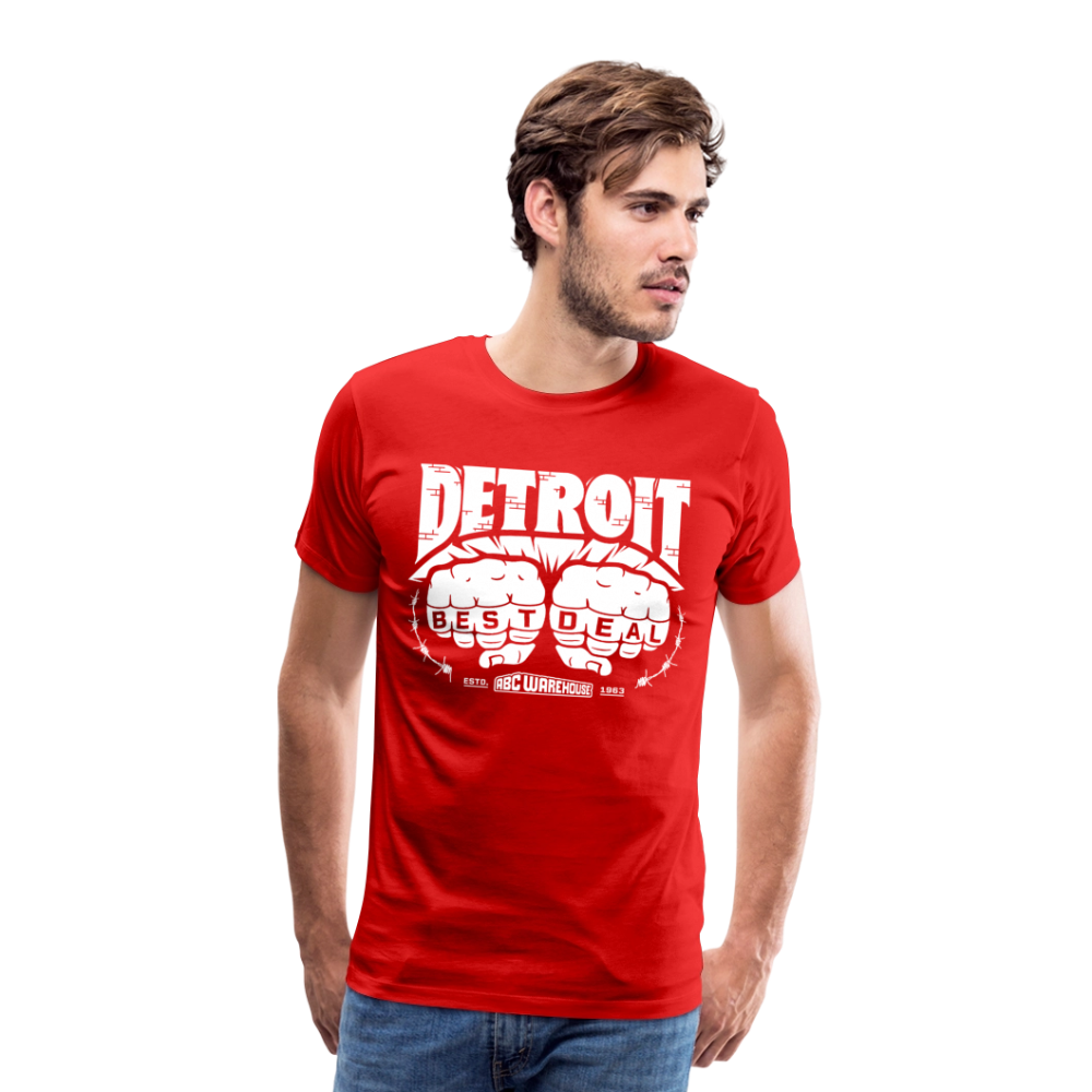 Men's Premium T-Shirt - Detroit Best Deal - red