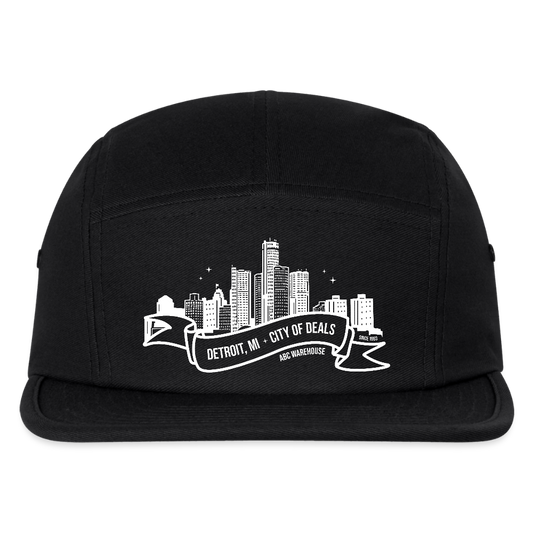 Jockey Camper Cap - City of Deals - black