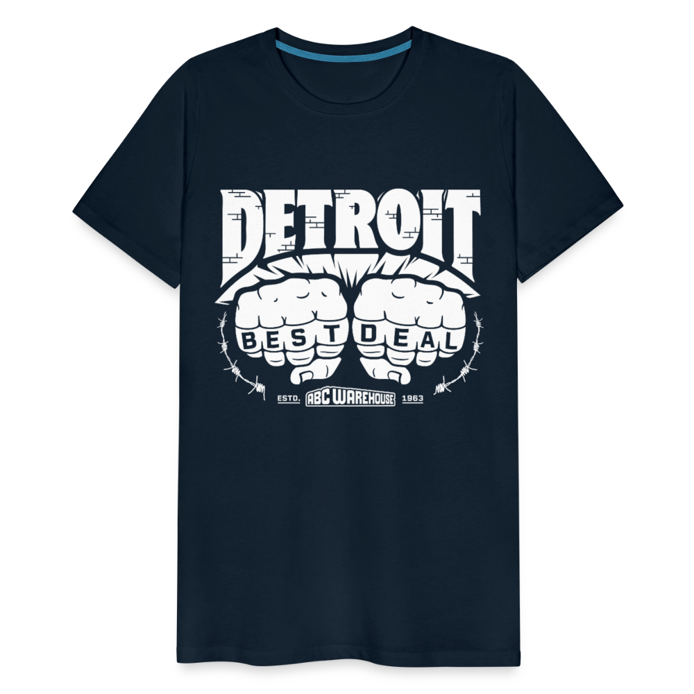 Men's Premium T-Shirt - Detroit Best Deal - deep navy