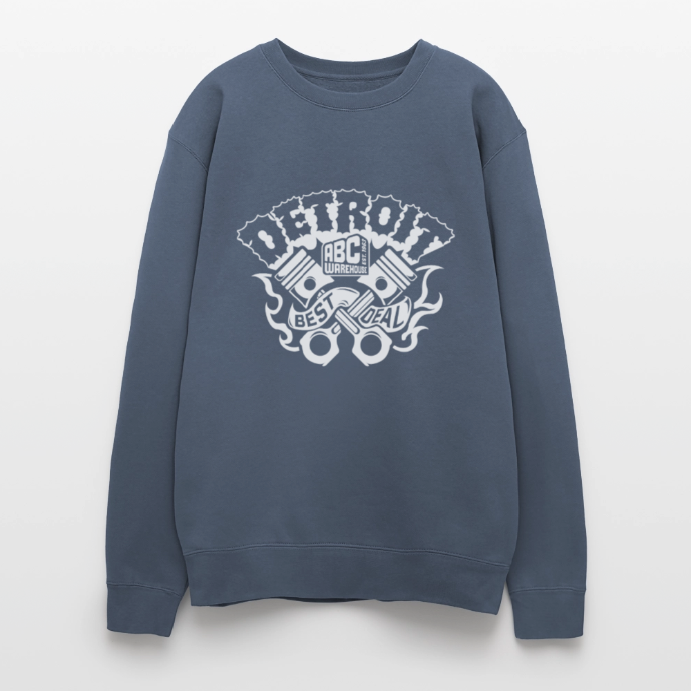 Oversized Crewneck Sweatshirt - Motor City Best Deal - stone blue