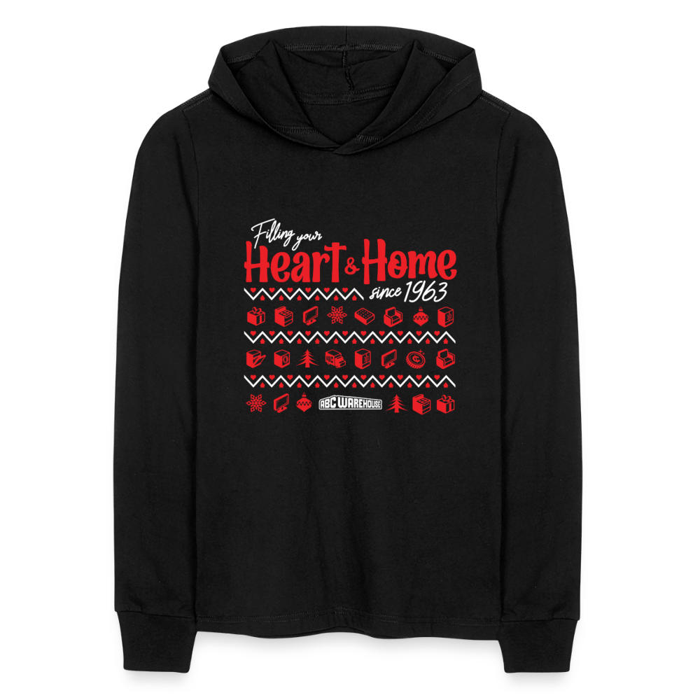 Unisex Long Sleeve Hoodie Shirt - black