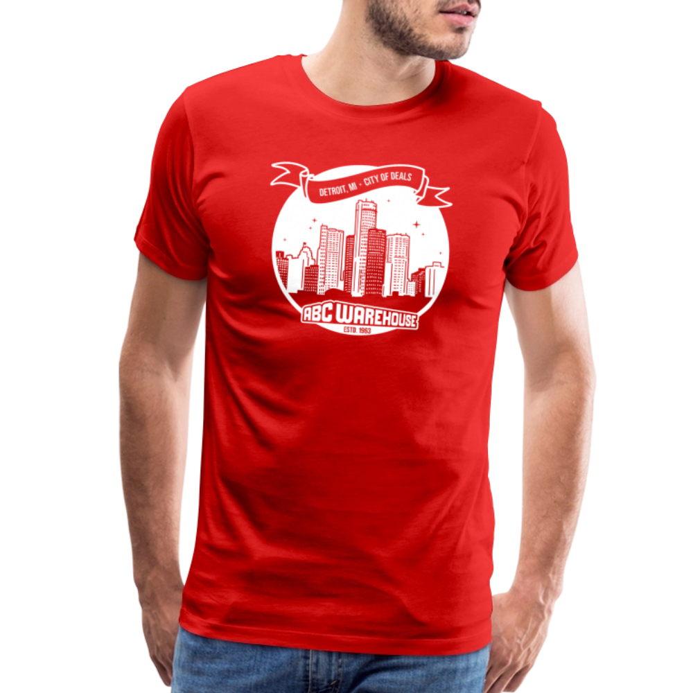 Men's Premium T-Shirt - City of Deals - red