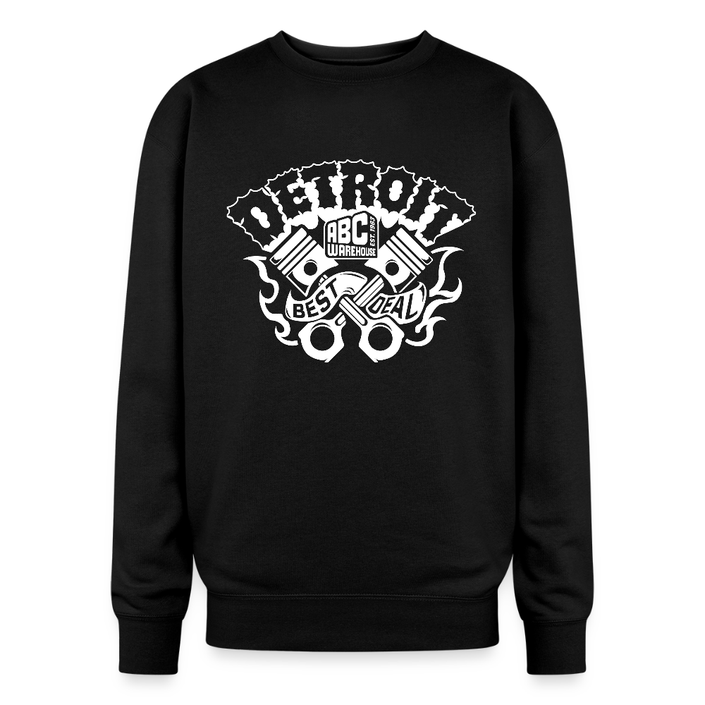 Oversized Crewneck Sweatshirt - Motor City Best Deal - black