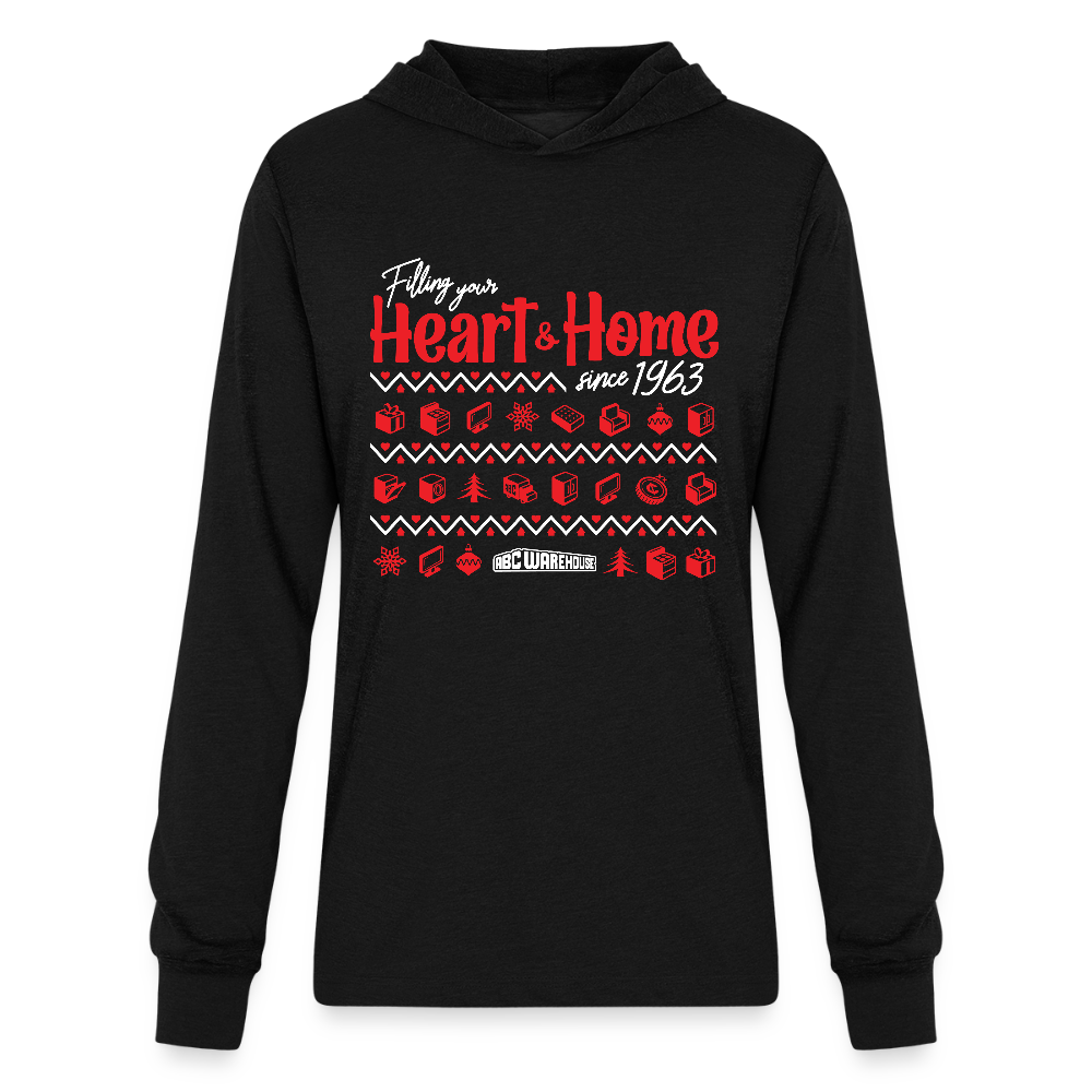 Unisex Long Sleeve Hoodie Shirt - black