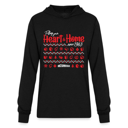 Unisex Long Sleeve Hoodie Shirt - black