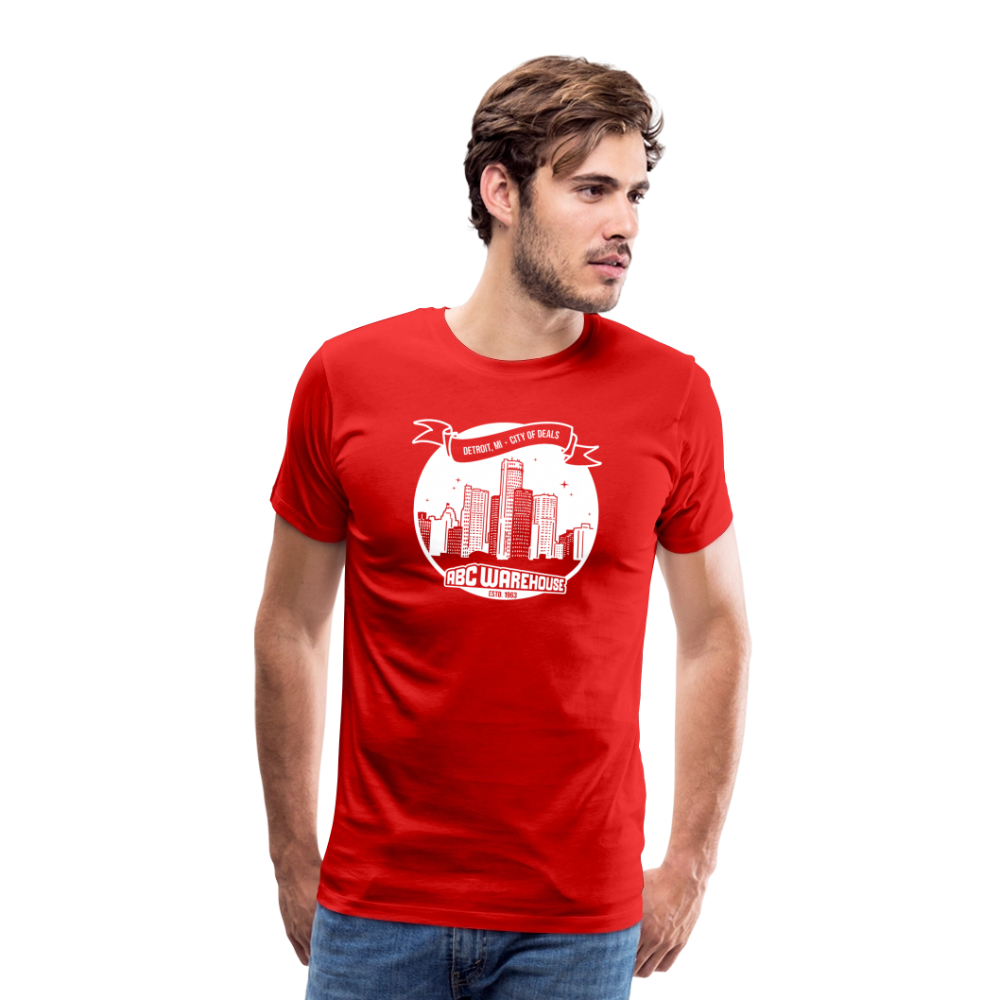 Men's Premium T-Shirt - City of Deals - red