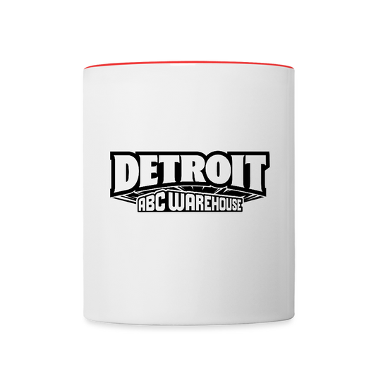 Contrast Coffee Mug - white/red