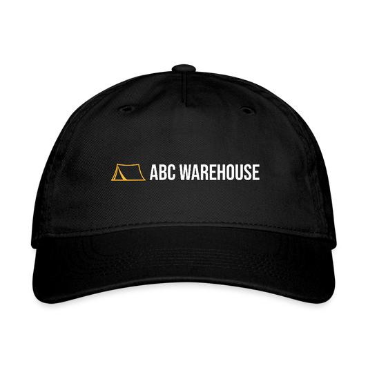 Organic Baseball Cap - black