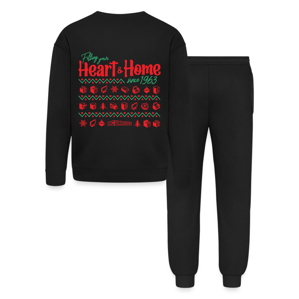 Bella + Canvas Unisex Lounge Wear Set - black