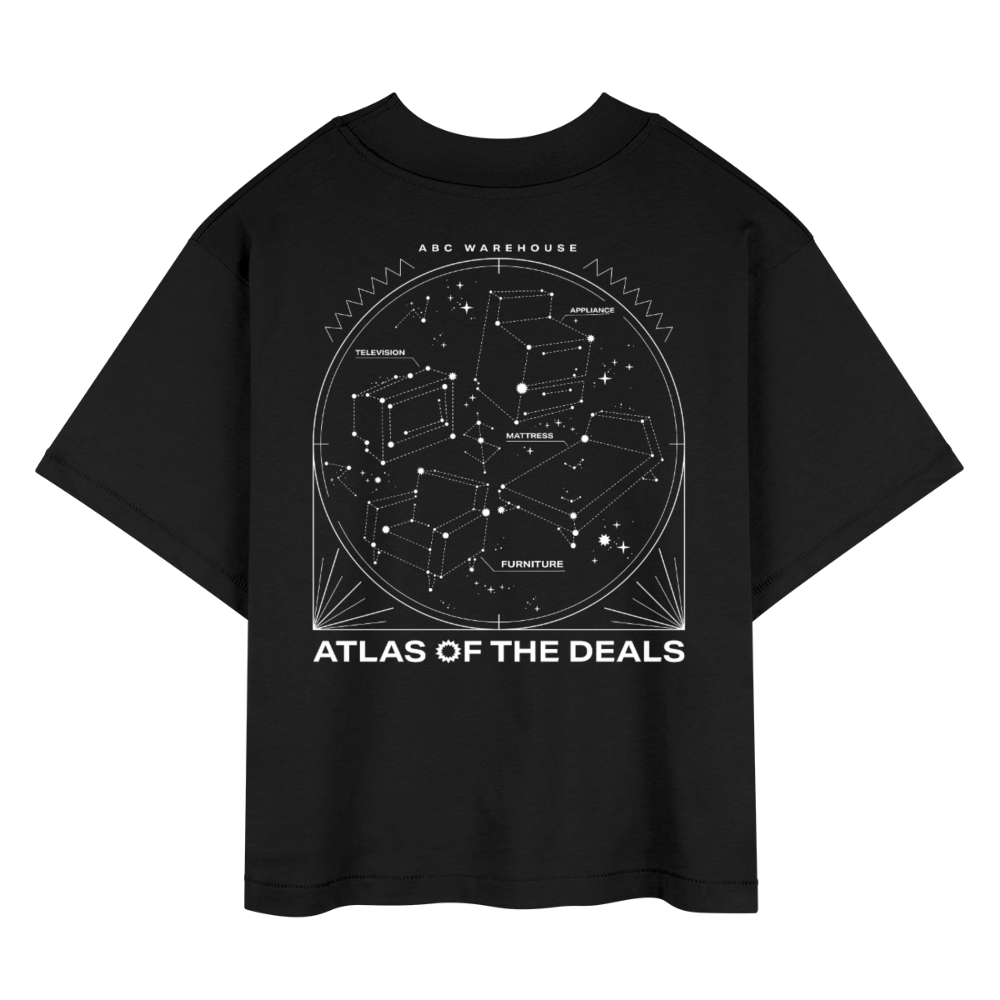 Women's Boxy Tee - black