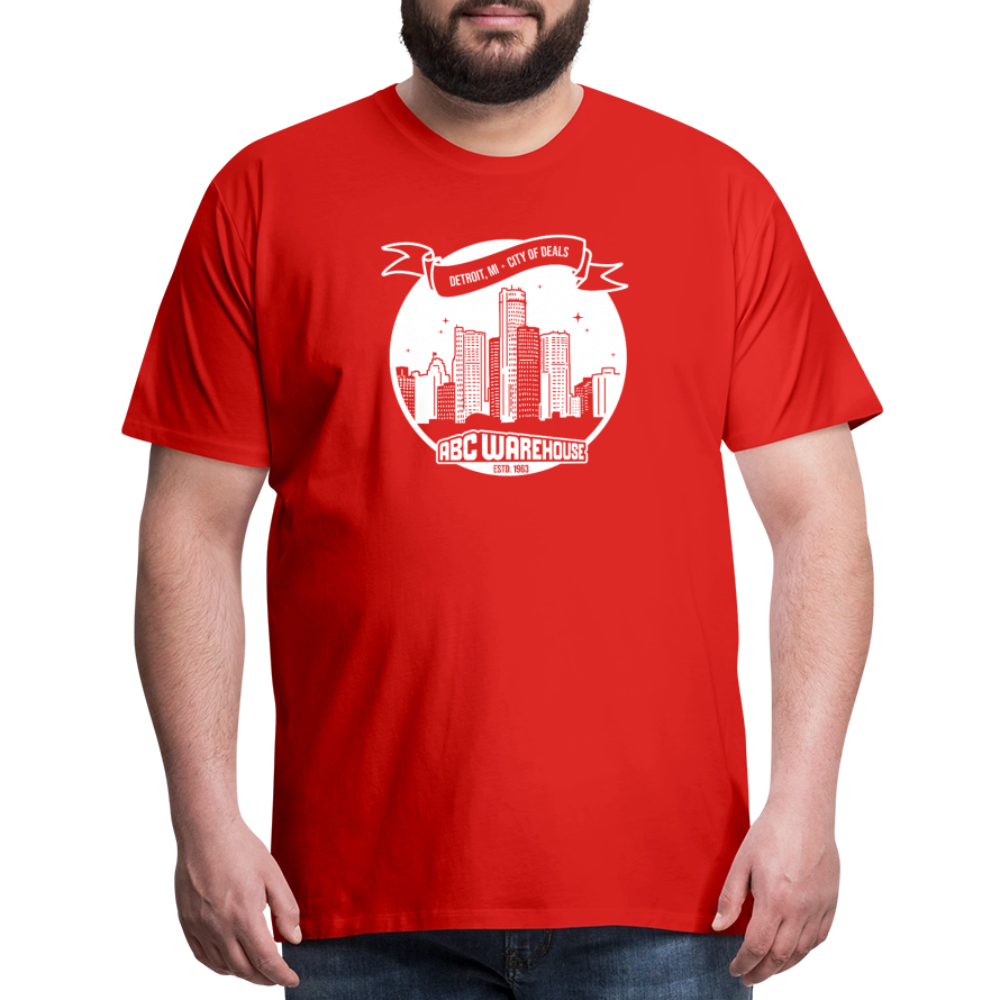 Men's Premium T-Shirt - City of Deals - red