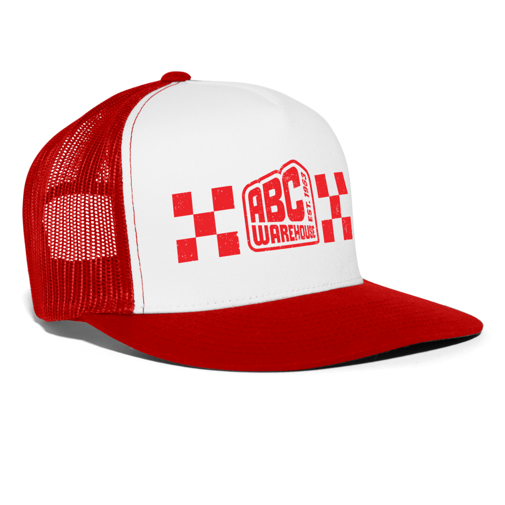 ABC Warehouse Trucker Cap - white/red