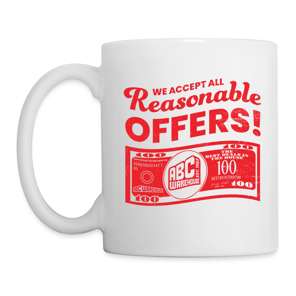 Reasonable Offers Coffee/Tea Mug - white