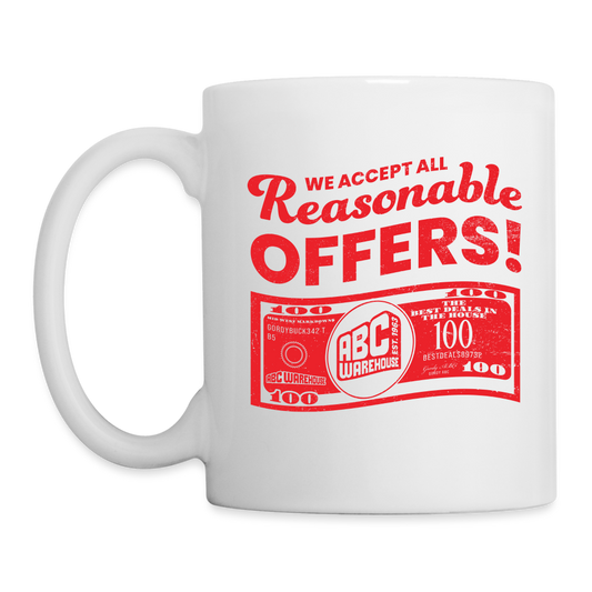 Reasonable Offers Coffee/Tea Mug - white