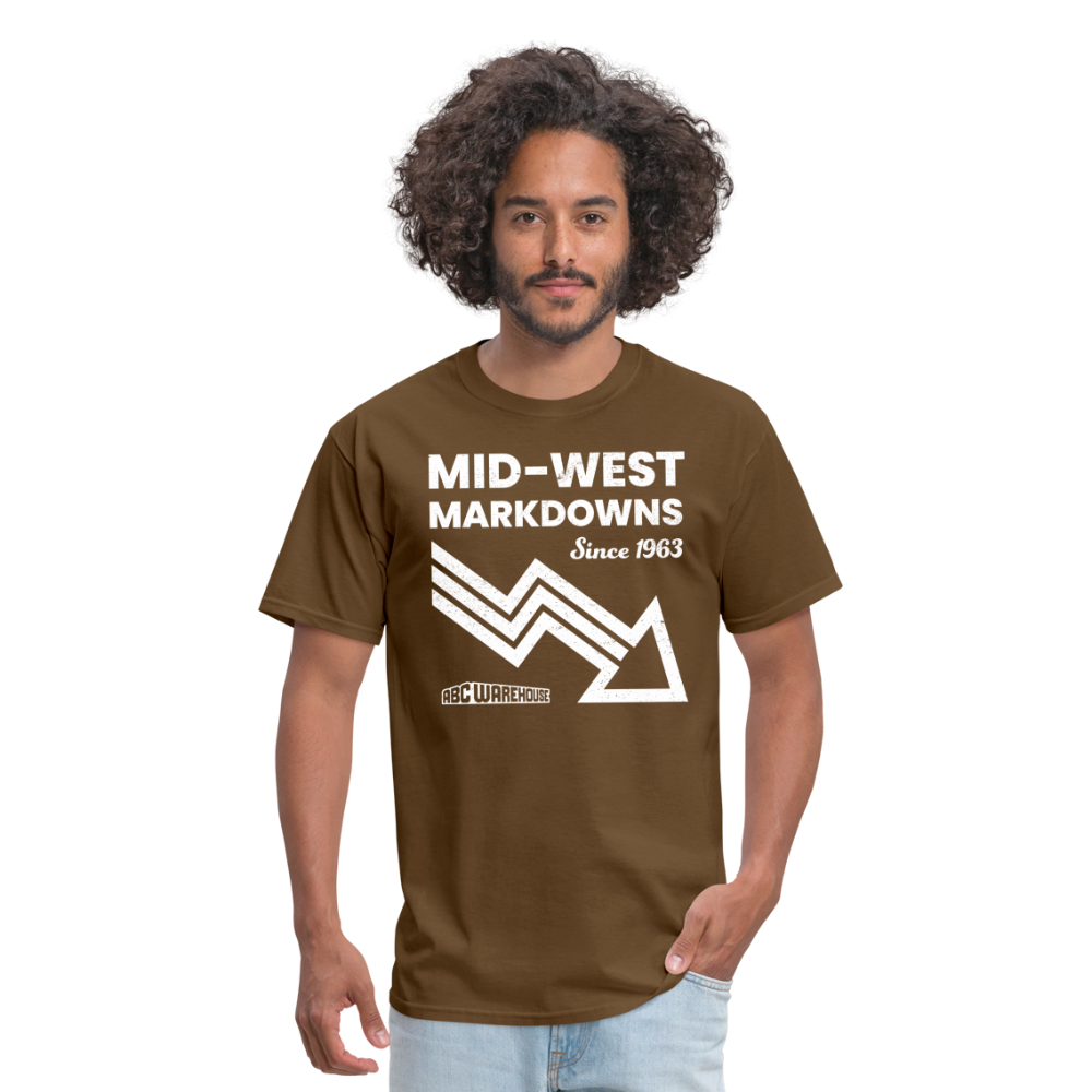 Mid-West Markdowns Unisex Classic T-Shirt - brown