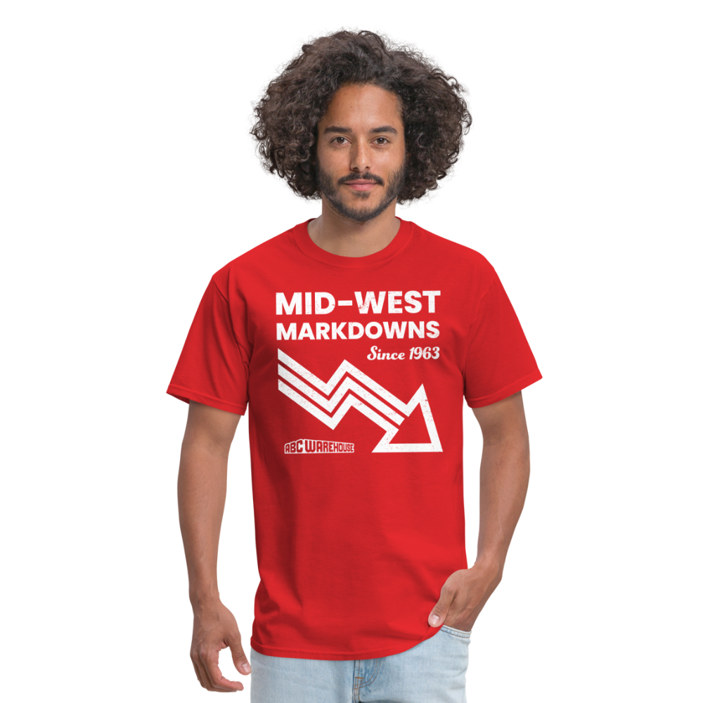 Mid-West Markdowns Unisex Classic T-Shirt - red