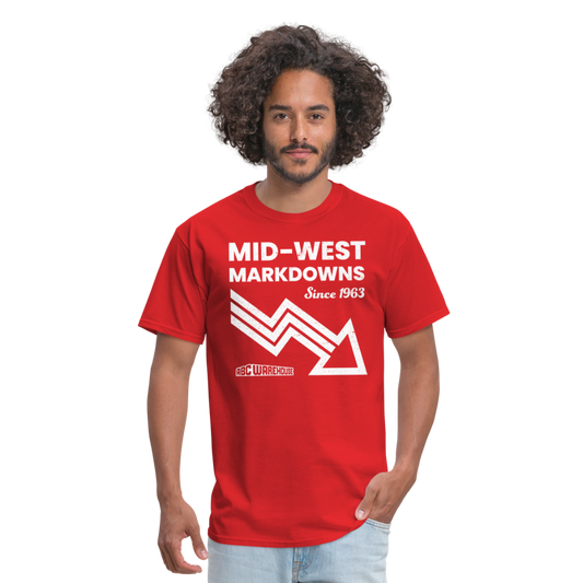 Mid-West Markdowns Unisex Classic T-Shirt - red