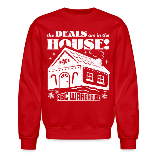 Deals are in the House  Sweatshirt - red