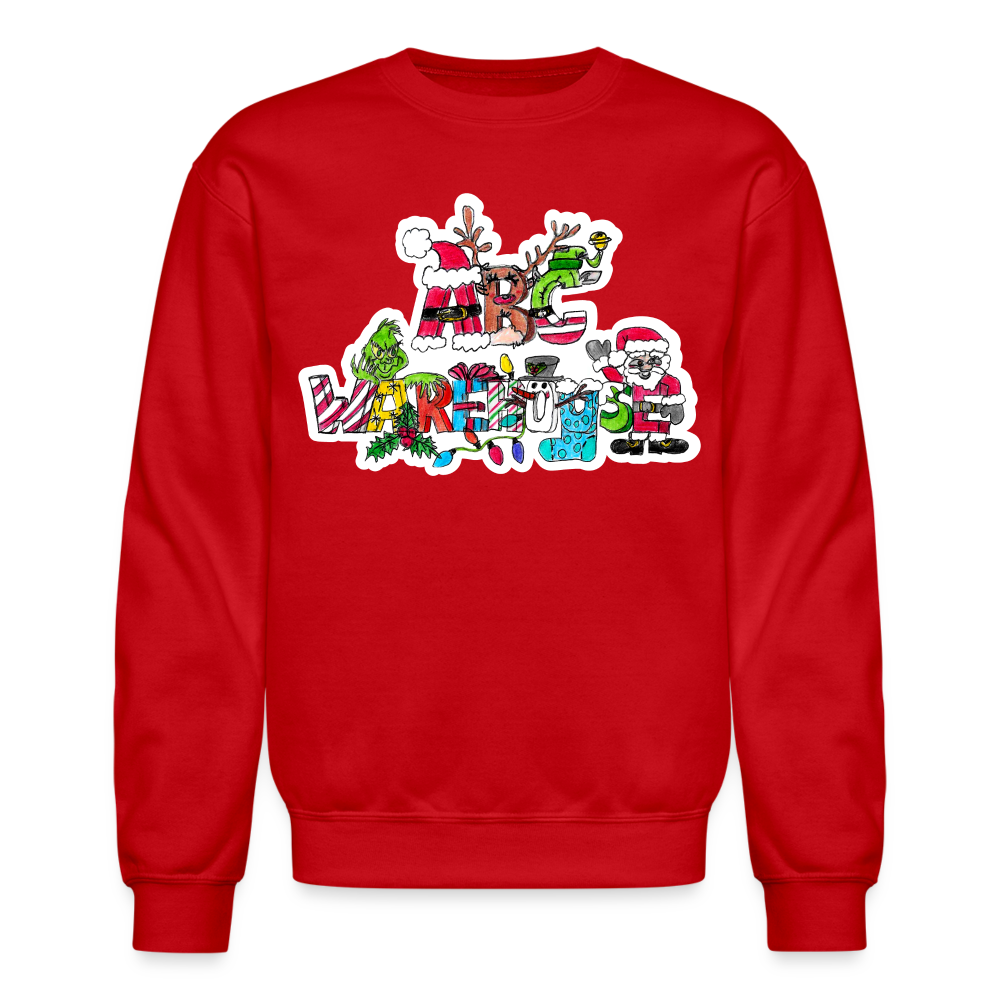 Holiday Crewneck Sweatshirt - red