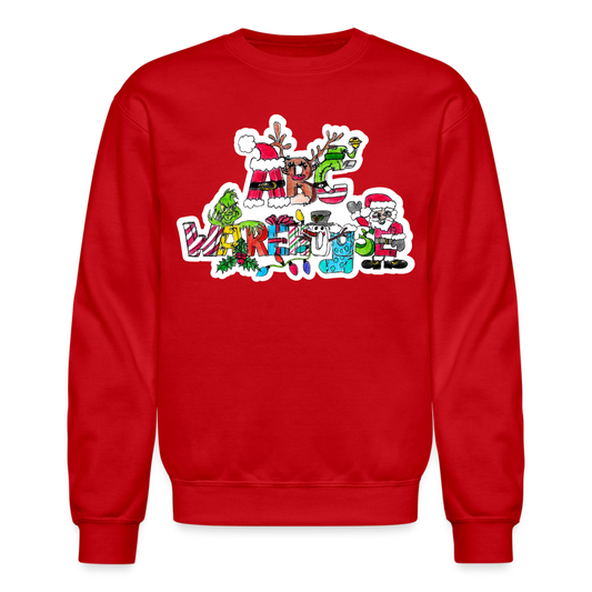 Holiday Crewneck Sweatshirt - red