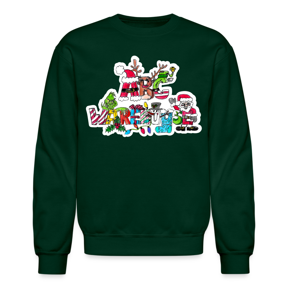 Holiday Crewneck Sweatshirt - forest green