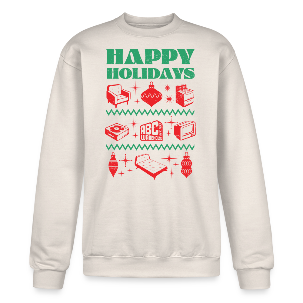 Happy Holidays Sweatshirt - Sand